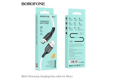 Лот: 22146529. Фото: 1. Кабель BOROFONE microUSB BX-63... Дата-кабели, переходники