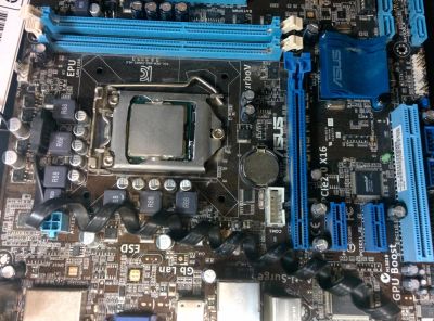 Лот: 4483659. Фото: 1. asus p8h61-m le. Материнские платы