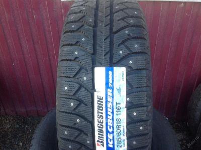 Лот: 5941749. Фото: 1. 285 60r18 Bridgestone Ice Cruiser-7000. Шины