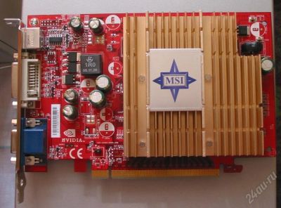 Лот: 37036. Фото: 1. Видюха PCI-E MSI NX7300GT-TD256EH. Красноярск