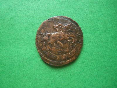 Лот: 19658386. Фото: 1. Денга 1766 г. ЕМ. Россия до 1917 года