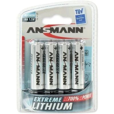 Лот: 22979044. Фото: 1. Батарейка AA Ansmann Extreme Lithium... Батарейки, аккумуляторы, элементы питания