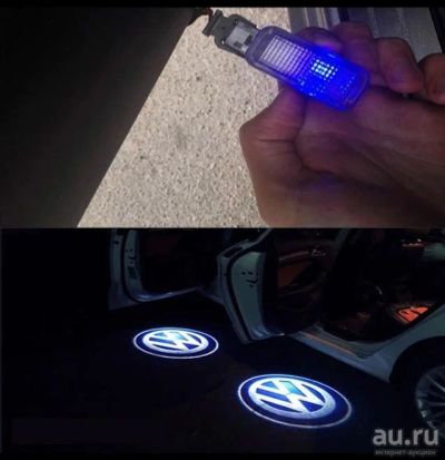 Лот: 8928030. Фото: 1. Проекция лазерная логотип Volkswagen... Детали тюнинга