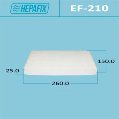 Лот: 18583762. Фото: 1. Салонный фильтр ac-210 hepafix... Расходные материалы