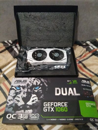 Лот: 12587462. Фото: 1. Видеокарта ASUS GeForce GTX 1060... Видеокарты