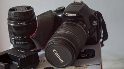 Лот: 11675187. Фото: 1. Canon EOS 1100D Kit 18-55 и 55-250. Цифровые зеркальные