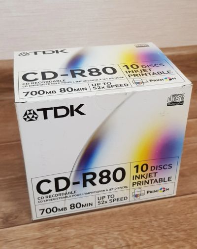 Лот: 15830545. Фото: 1. Упаковка компакт дисков CD-R80... CD, DVD, BluRay