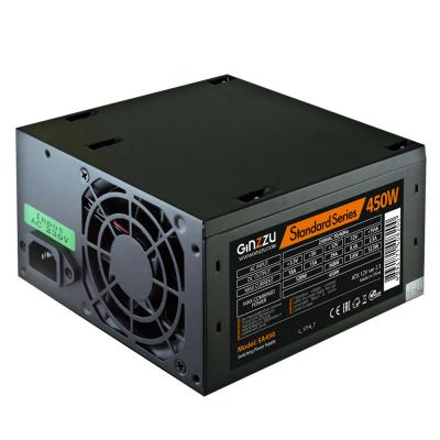 Лот: 25541616. Фото: 1. Блок питания 450Вт Ginzzu SA450... Корпуса, блоки питания