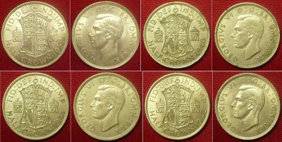 Лот: 11661365. Фото: 1. серебянные английские монеты 1887-1946... Великобритания и острова