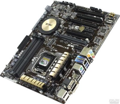 Лот: 8643100. Фото: 1. ASUS Z97-A (OEM) LGA1150 Z97 3xPCI-E... Материнские платы