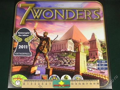 Лот: 2000205. Фото: 1. Настольная игра 7 Wonders!. Детские настольные игры