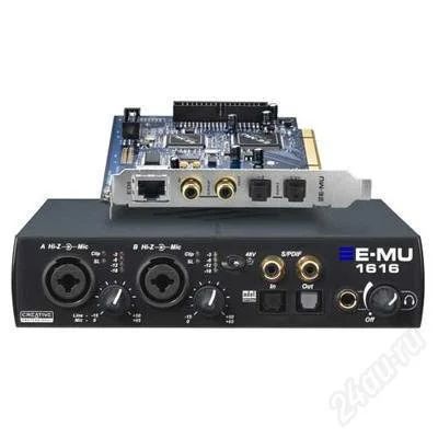 Лот: 792480. Фото: 1. Creative Professionals E-MU 1616... Звуковые карты