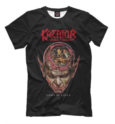 Лот: 23524460. Фото: 1. Мужская футболка Kreator: Coma... Другое (одежда, обувь, галантерея)