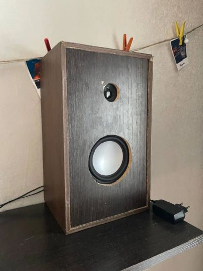 Лот: 19477342. Фото: 1. Самопальная Bluetooth колонка. Портативные, беспроводные колонки