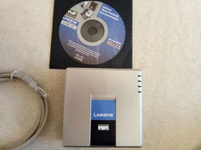 Лот: 11225068. Фото: 1. Шлюз для VoIP-телефонии Linksys... Маршрутизаторы (роутеры)