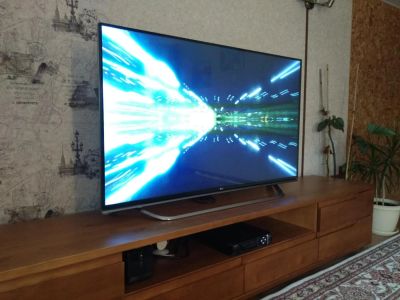 Лот: 7343088. Фото: 1. Один день! 4k телевизор LG55uf850V... Телевизоры