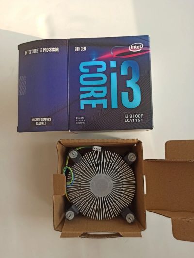 Лот: 17135791. Фото: 1. процессор intel core i3 9100f... Процессоры