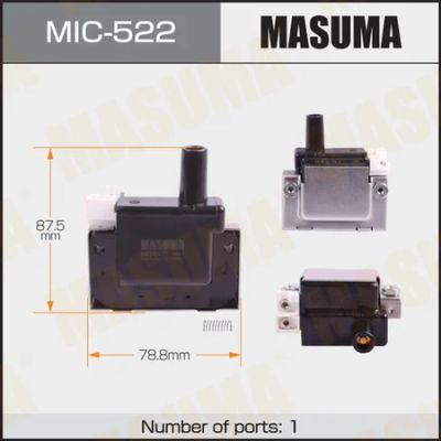 Лот: 18607349. Фото: 1. Катушка зажигания masuma accord... Электрооборудование