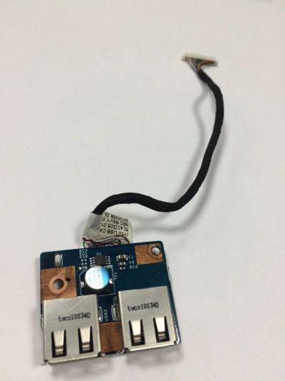 Лот: 9448247. Фото: 1. Плата с разъемами USB 48.4CG04... Платы расширения, контроллеры, доп. порты