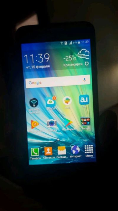 Лот: 11046043. Фото: 1. Samsung a3 2015. Смартфоны