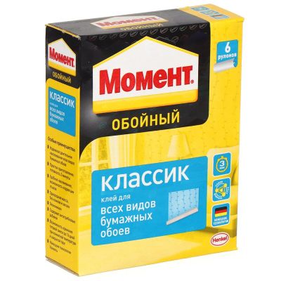 Лот: 24087563. Фото: 1. Клей для всех видов обоев, Момент... Клеи, герметики, пена монтажная, клейкие ленты