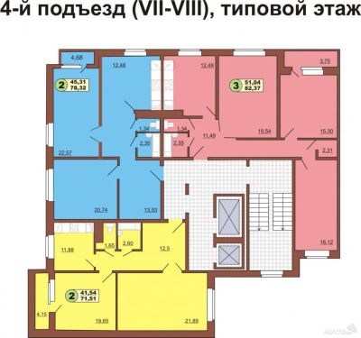 Лот: 4546794. Фото: 1. сосновоборск весенняя 4 самоцветы. Квартиры, студии