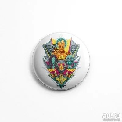 Лот: 10244786. Фото: 1. Значок комикс Marvel Стражи Галактики... Сувенирные