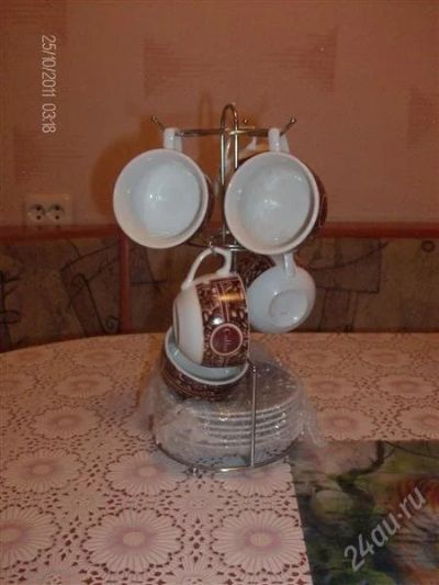 Лот: 1302099. Фото: 1. кофейный сервиз. Сервизы, наборы посуды