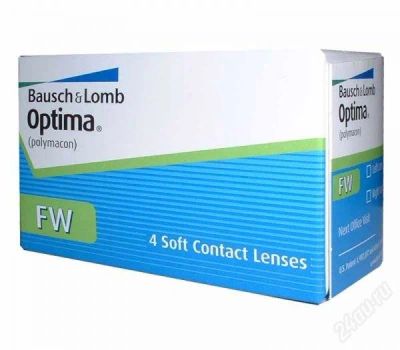 Лот: 1166997. Фото: 1. Контактные линзы "Optima FW... Контактные линзы