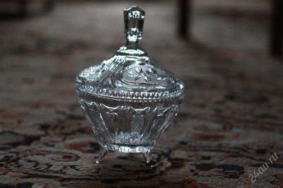 Лот: 884015. Фото: 1. Хрусталь, вазочка на тонких ножках. Другое (домашний быт)