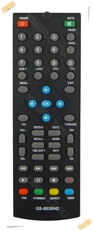 Лот: 15906762. Фото: 1. Пульт GOLDSTAR GS8830HD, GS-8830HD. Пульты ДУ