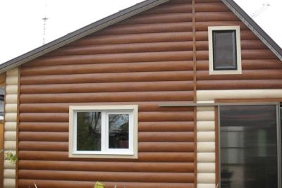 Лот: 16780764. Фото: 1. Виниловый сайдинг FineBer BLOCKHOUSE... Фасадные материалы, сайдинг