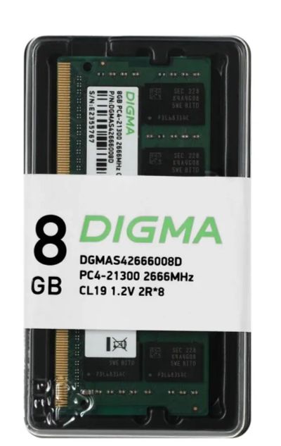 Лот: 20964491. Фото: 1. Оперативная память DDR4 8GB для... Оперативная память