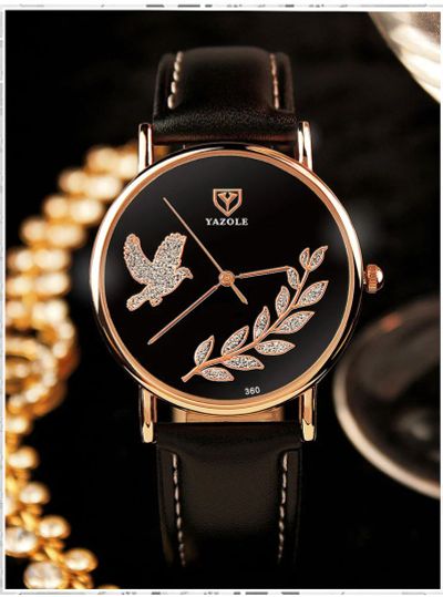 Лот: 9595345. Фото: 1. Часы Yazole Black Gold. Другие наручные часы