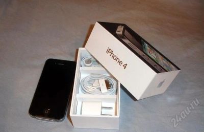 Лот: 2628309. Фото: 1. iPhone 4! 16 Gb. В наличии Черный... Смартфоны