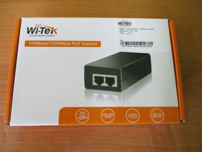 Лот: 14625396. Фото: 1. PoE инжектор WiTek WI-POE31-48V. Видеонаблюдение