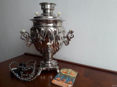 Лот: 13129791. Фото: 1. Самовар электрический желудевидный... Чайники, заварники, турки