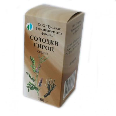 Лот: 23718987. Фото: 1. Солодки сироп 100 г. Лекарства