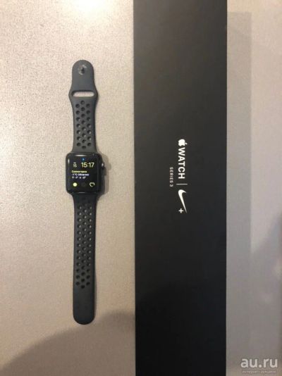 Лот: 12818545. Фото: 1. Apple watch series 3 Nike+ 42mm. Смарт-часы, фитнес-браслеты, аксессуары