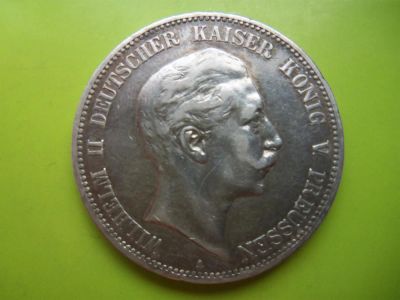Лот: 2975979. Фото: 1. 5 марок 1907 г.А Пруссия,серебро... Германия и Австрия