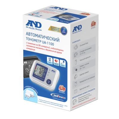 Лот: 24771287. Фото: 1. Эй энд Ди тонометр UA-1100 автомат. Лекарства
