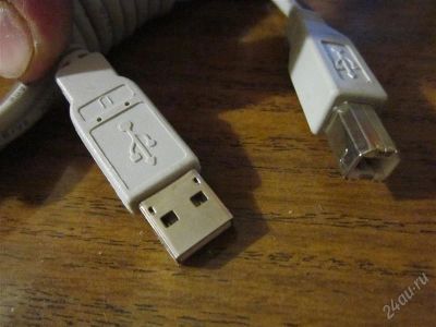Лот: 1283328. Фото: 1. USB шнурок для принтера/сканера... Другое (компьютеры, оргтехника, канцтовары)