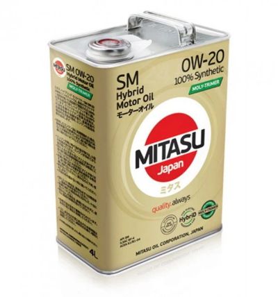 Лот: 9535414. Фото: 1. Масло моторное Mitasu SM Hybrid... Масла, жидкости