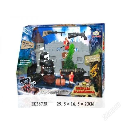 Лот: 2344016. Фото: 1. Игровой набор "Пираты-Разбойники... Конструкторы