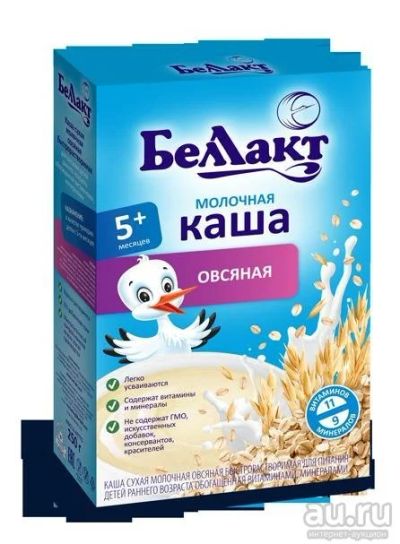 Лот: 9397537. Фото: 1. Беллакт каша овсяная молочная. Детское питание