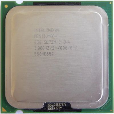 Лот: 6086942. Фото: 1. Intel Pentium 4 630 3.0 GHz... Процессоры