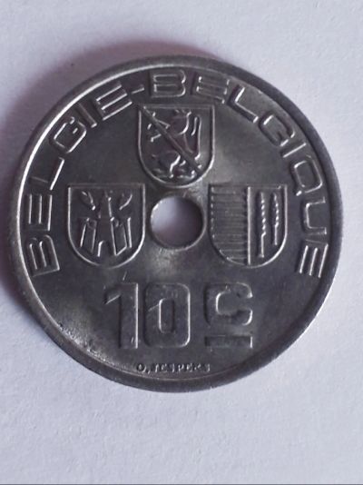 Лот: 11766776. Фото: 1. бельгия 10 сантимов 1939год. Европа