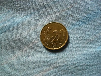 Лот: 3044411. Фото: 1. 20 euro cent 1999 Франция. Европа