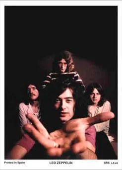 Лот: 10613007. Фото: 1. Led Zeppelin коллекционная карточка... Наклейки, фантики, вкладыши