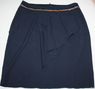 Лот: 13350272. Фото: 1. Юбка, тёмно-синий, Hugo Boss... Юбки
